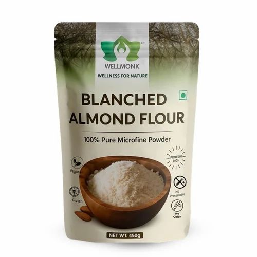 Blanched Almond Flour - 100% Pure & Natural, Gluten-Free, Low-Carb Baking Essential, 500g