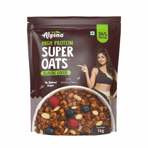 Instant 1 kg Alpino High Protein Classic Coffee Oats, Packaging Type: Packets