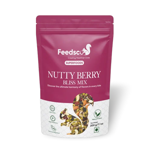 Nutty Berry Bliss Mix, Packaging Size: 250 g