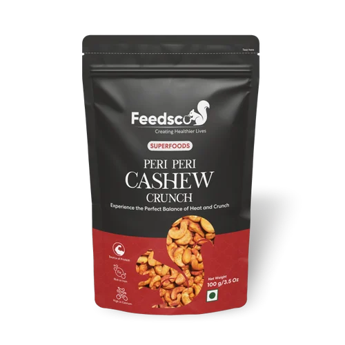 Peri Peri Cashew Crunch Nuts, Packaging Size: 100 gm