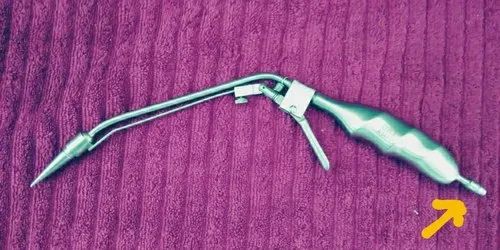 Latex Hemorrhoid Piles Gun with Flexible Scope (6 Shots)