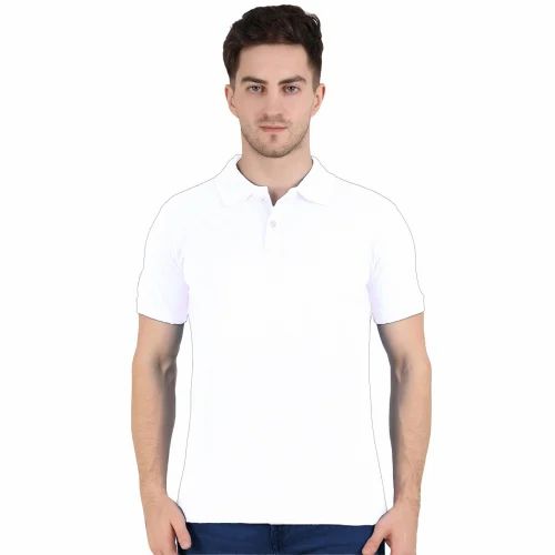 Cotton Polo Neck T-shirts, GSM: 220 GSM