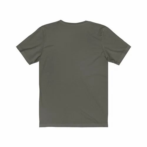 Cotton Lycra Grey Round Neck Men T-Shirt