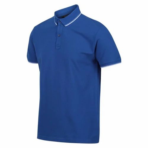 Cotton Plain Polo Men T-Shirt