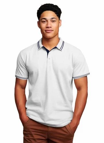 Cotton Half Sleeve Regular Fit Collar Tipping Polo 220 GSM