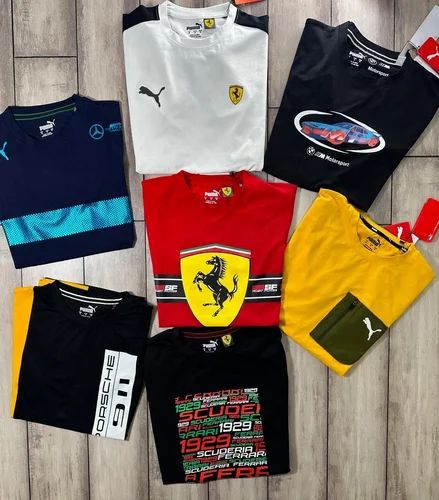 Printed Men Half Sleeves Cotton T Shirts