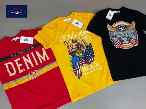 Printed MENS COTTON DURABLE SUMMER T-SHIRTS, Round Neck