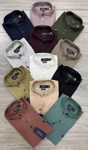 Plain Cotton Mens Polo Shirt