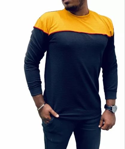 Mens Full Sleeve Cotton T Shirt