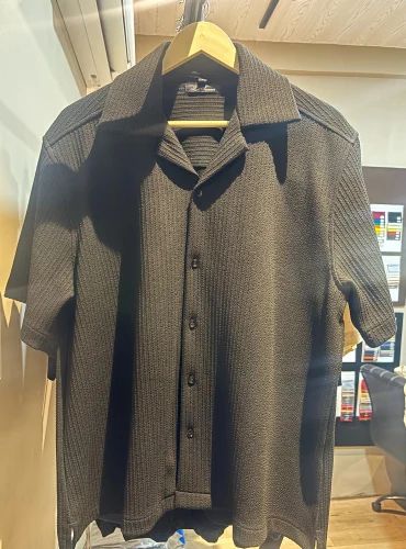 Poly Cotton Jacquard Shirt