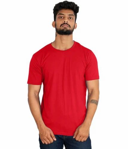 Cotton Mens Round Neck T Shirt