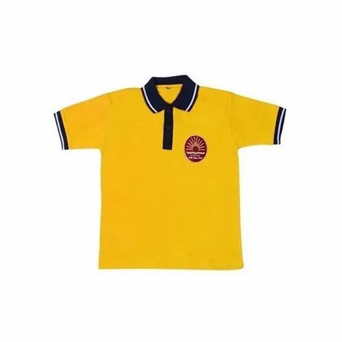 Boys Cotton School T-Shirt, Size: M