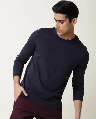 Cotton Men Full Sleeves T Shirt