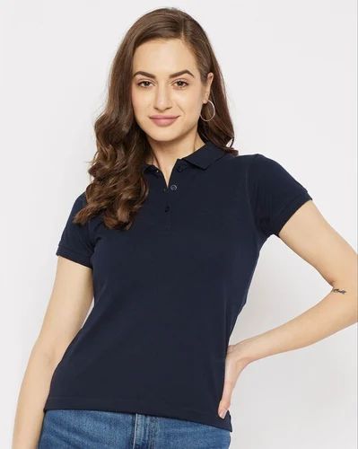 Casual Wear Women Polo T Shirt