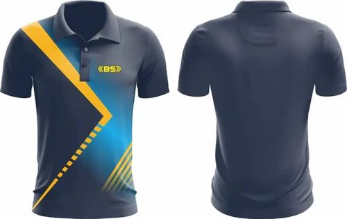 Brand Logo Cotton Men Sublimation T-Shirt, Round Collar