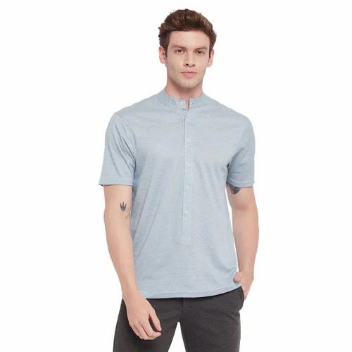 Hang N Hold Blue Shirt - Stylish Half Sleeves Shirt for Men