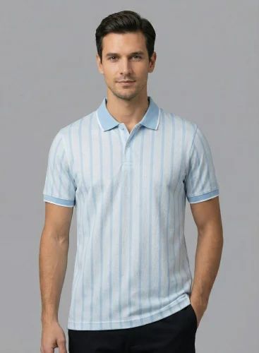 Mens Polo Collar T Shirt, GSM (Grams per Square Meter): 220 GSM, Poly-Cotton