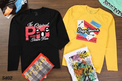 Cotton Men Printed T Shirt