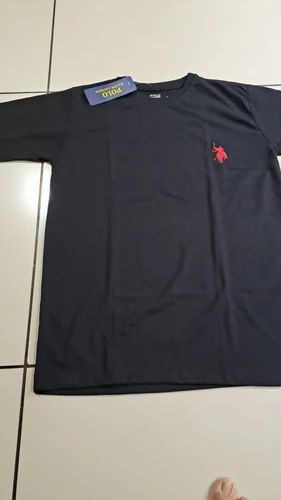 Round Neck RL Polo T-shirts 100% Cotton (Lacoste Fabric, 200 GSM, Embroidery)