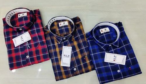Men's Checks Shirts, Twill