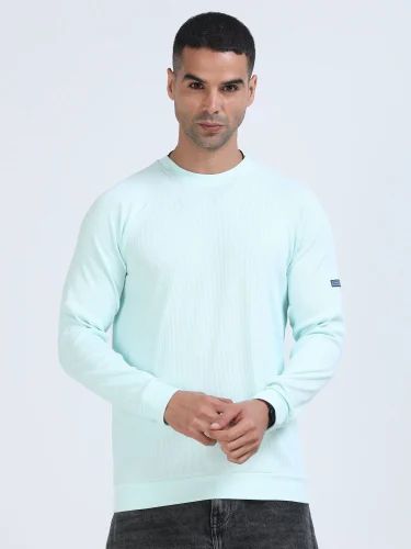 M2303 Ragalan Full Sleeve Mens Ice Blue T Shirt