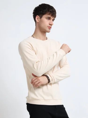 M2303 Ragalan Full Sleeve Mens Beige T Shirt