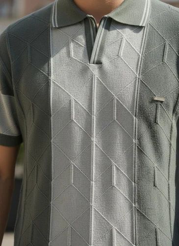 Collar Neck Men Hosiery T Shirt, GSM: 140 GSM