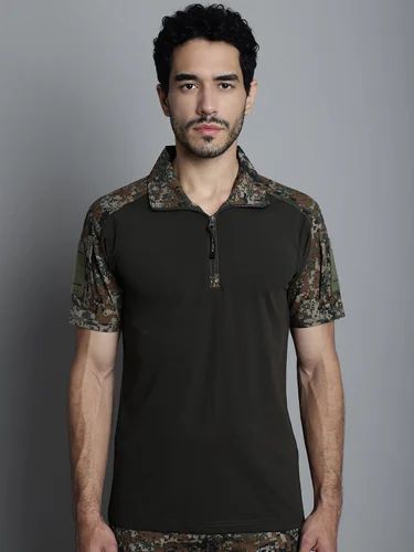 Men SUPER DIGITAL HALF SLEEVES TACTICAL T-SHIRT, Camouflage
