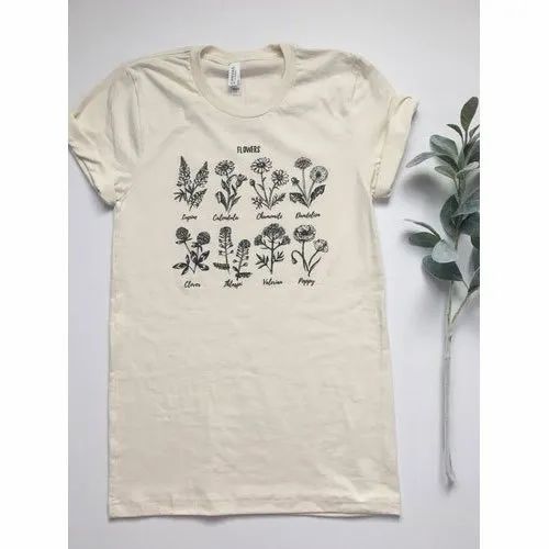 Ladies Natural Dyed T Shirt