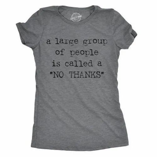 Alpha Half Sleeve Ladies Round Neck T Shirt, 160G, Size: S-XXL