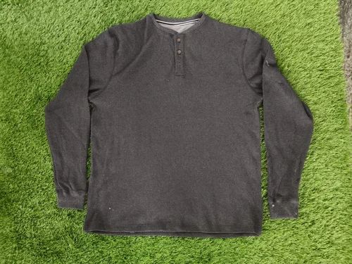 Charcoal Black Plain Cotton T Shirt