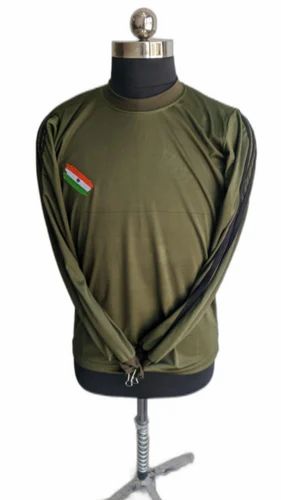 Cotton Plain Full Sleeve Men T Shirt