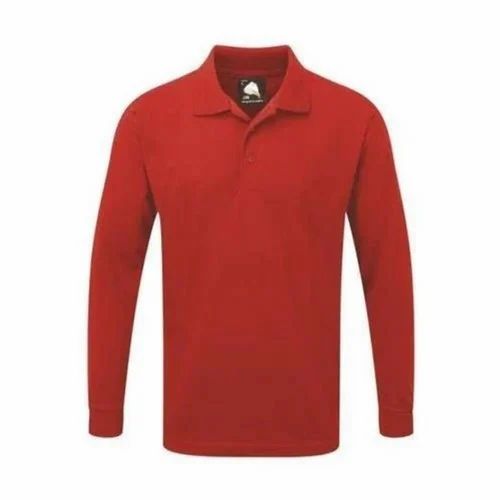 Cotton Plain Polo T Shirt