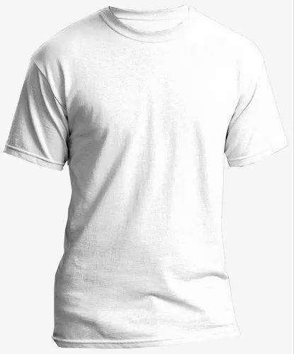 Cotton Men Plain T Shirt, Round Neck