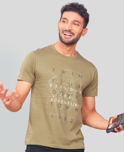 Men Half Sleeves Cotton T Shirts