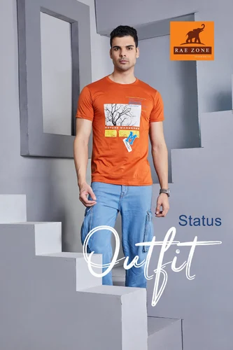 Orange Men T Shirts