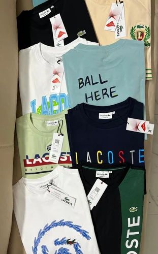 Cotton Printed Men T Shirts, Round Neck