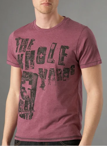 Half Sleeve Cotton/Linen Mens Printed T-Shirts