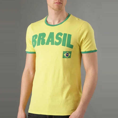 Half Sleeve Cotton/Linen Logo T-Shirts