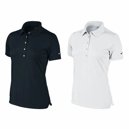 Ladies Collar Neck Polo T Shirt