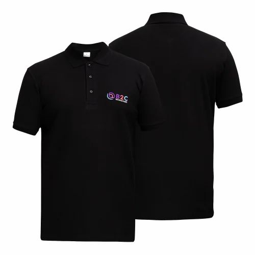 100% Cotton Airtex Corporate Logo T Shirt