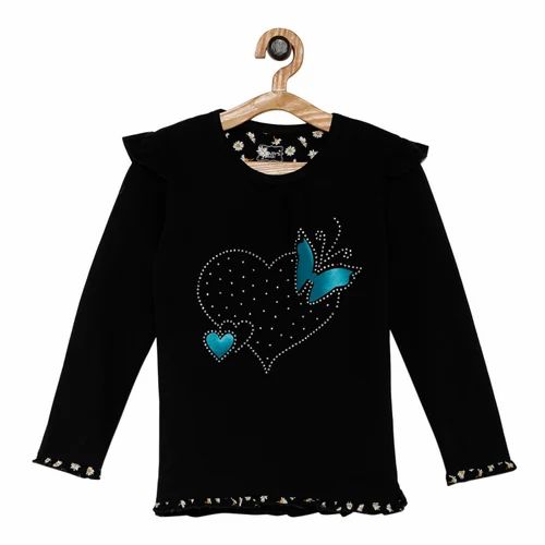 Regular Fit Ladies Printed T Shirt, 180 GSM