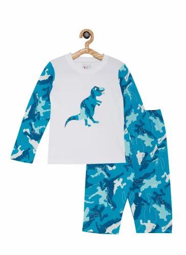 White BOYS CAMOUFLAGE TOP AND 3/4TH