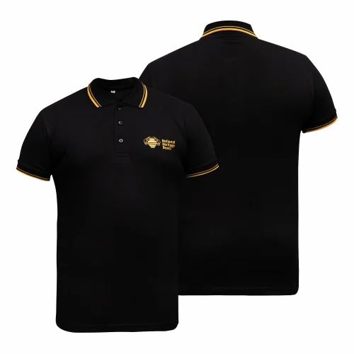 100% Cotton Airtex Polo T-Shirt Corporate T Shirts With Logo, Adult, Size: S-XXL