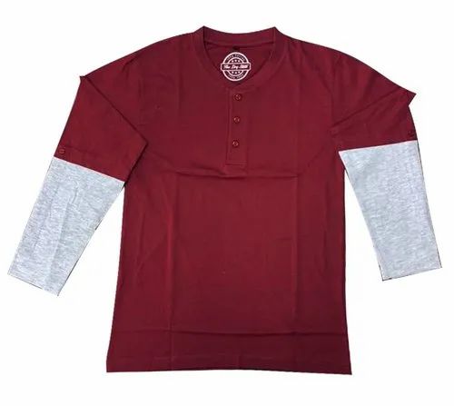 Round Neck Cotton Modern T Shirt