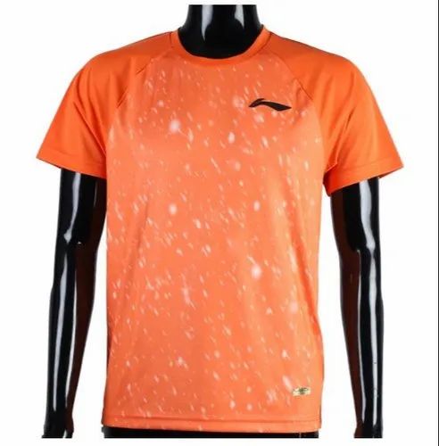 KD Li-Ning Men's Round Neck T-Shirt - Neon Orange