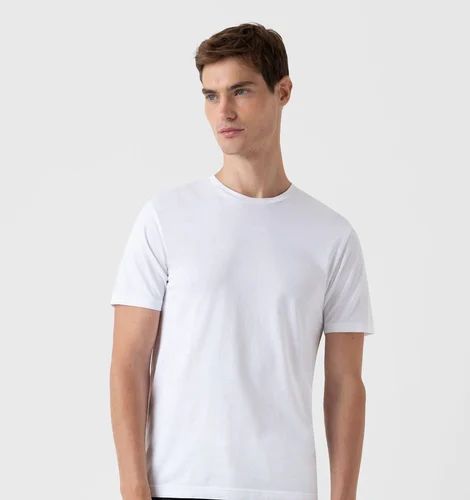 Cotton Round Neck Men T-Shirt, GSM: 220 GSM