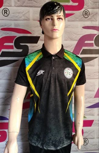 Polo Neck Mens Sublimation Sports T Shirts