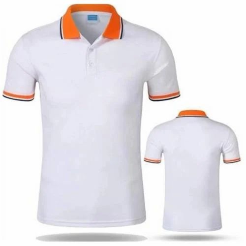 Cotton Sublimation Collar T-Shirt