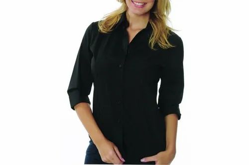 Tetra 3/4 Sleeve Womens Cotton Shirts